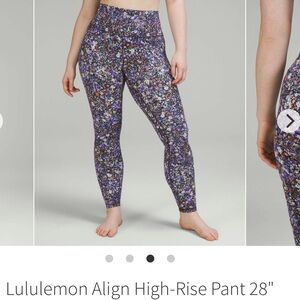 lululemon athletica Flower Burst Multi Leggings